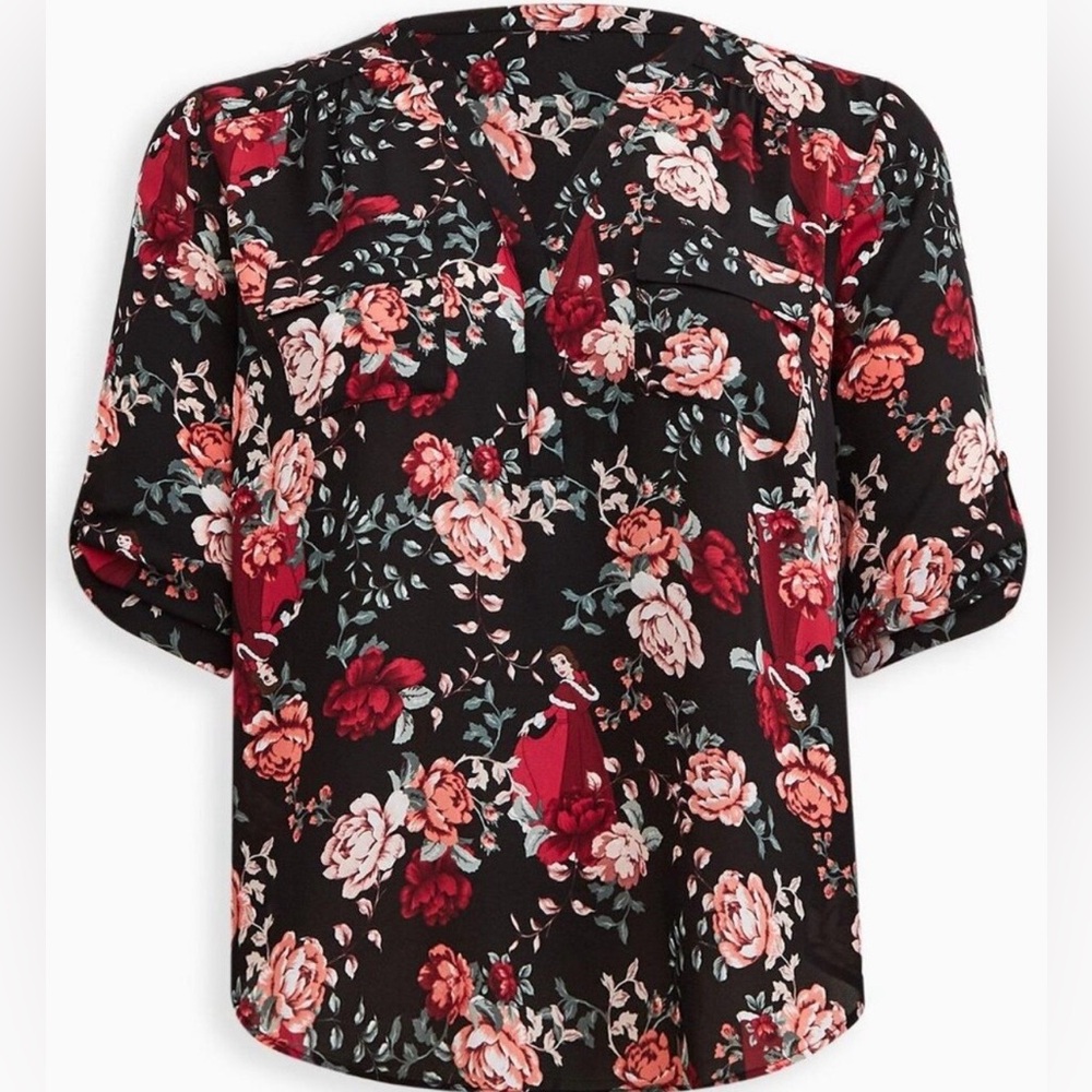 🥀 Torrid Disney Beauty and the Beast Harper Top